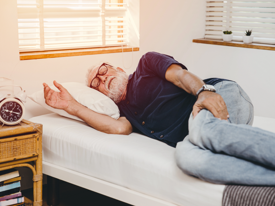 Man with herniated discs and paralysis