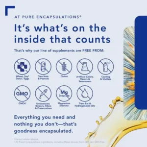 pure encapsulations ingredients