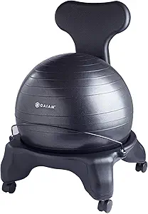 GAIAM Exercise Ball Desk Chair for Desk Chair Exercises